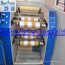 Semi Automatic Shaft Change Pre-Stretch Film Slitter Rewinder